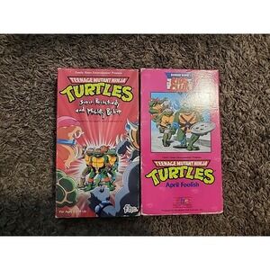 Set Of TMNT,‎ Super Rocksteady & Bebop & April Foolish 1990